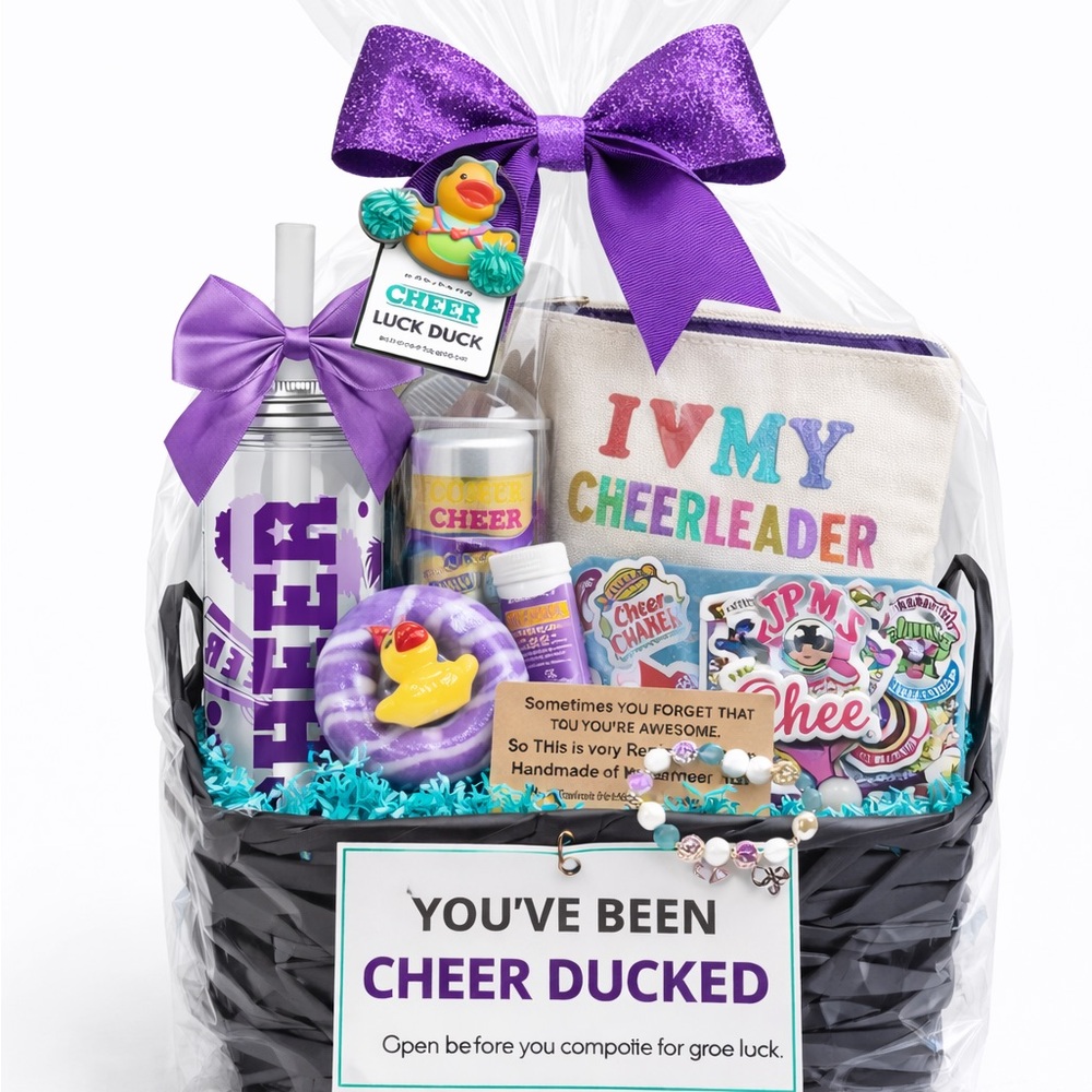 YOU’VE BEEN CHEER DUCKED-good luck gifts for your cheerleader